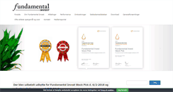 Desktop Screenshot of fundamentalinvest.dk